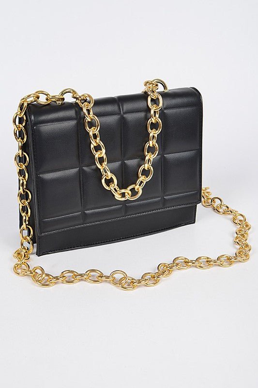 Crystal handbag, black - Fashionistar boutique
