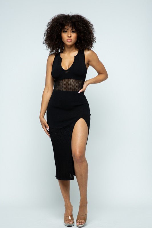 Diana Dress (Black) - Fashionistar boutique