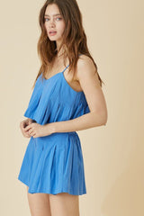 Eva top, blue - Fashionistar boutique