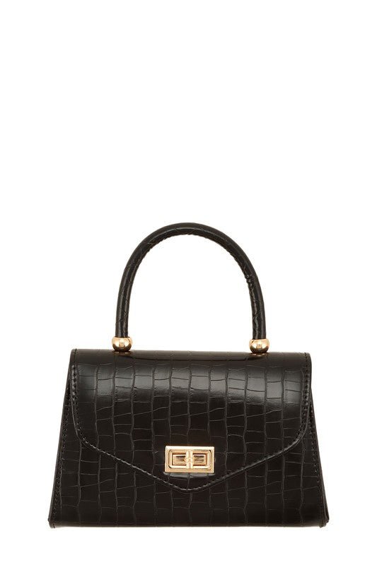 Hillary handbag, black - Fashionistar boutique