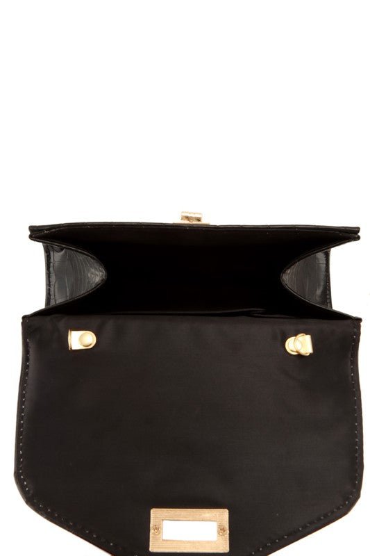 Hillary handbag, black - Fashionistar boutique