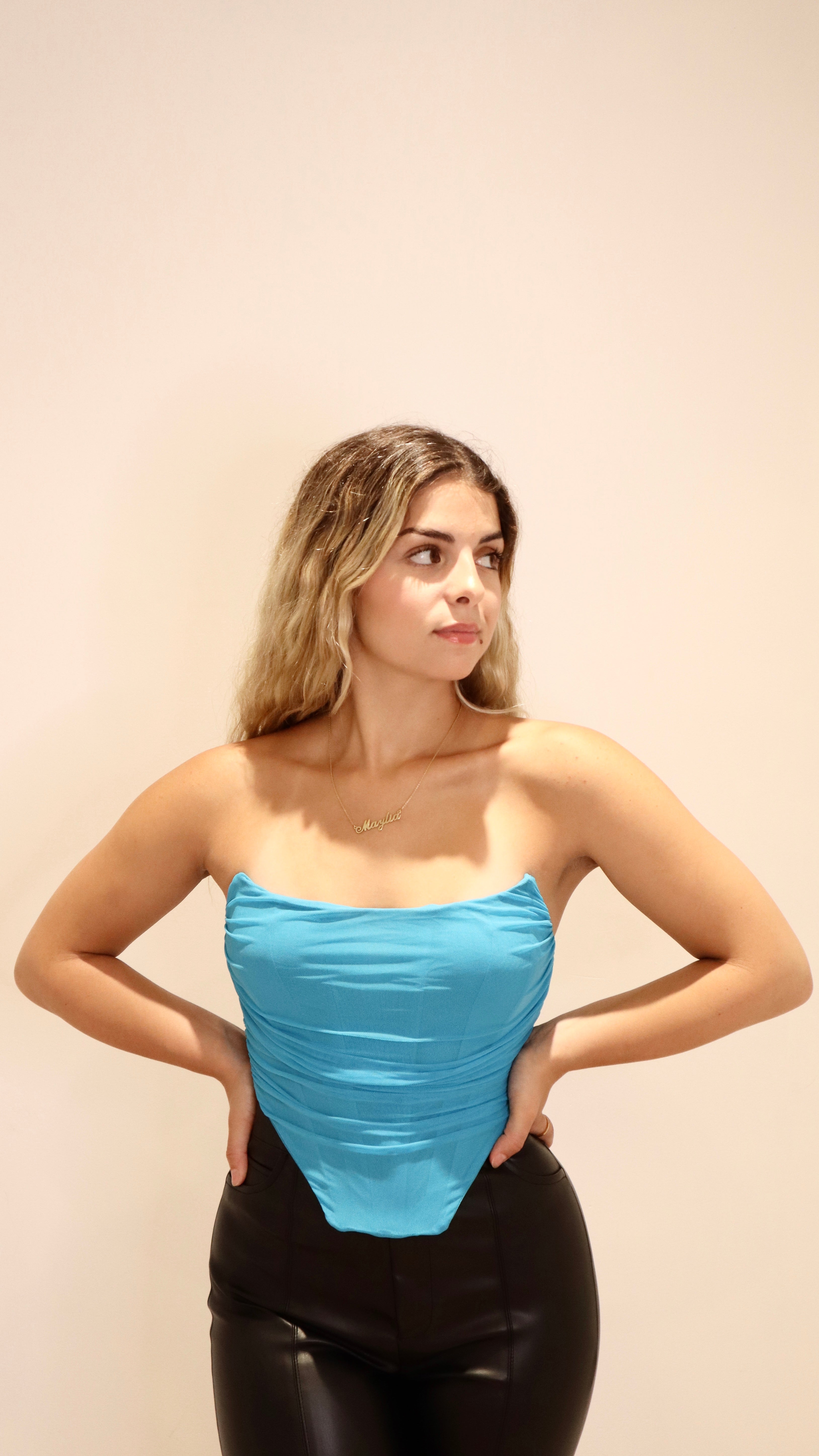 Bianca Tube top, Blue