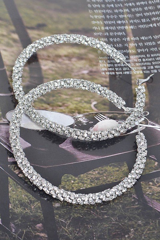 Jessica earrings, Silver - Fashionistar boutique