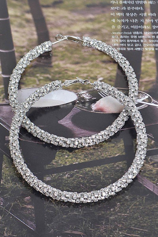 Jessica earrings, Silver - Fashionistar boutique