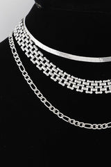 Noemie necklace, silver - Fashionistar boutique