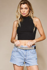 Rosa top, black - Fashionistar boutique