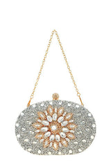 Sarah glitter purse, silver - Fashionistar boutique