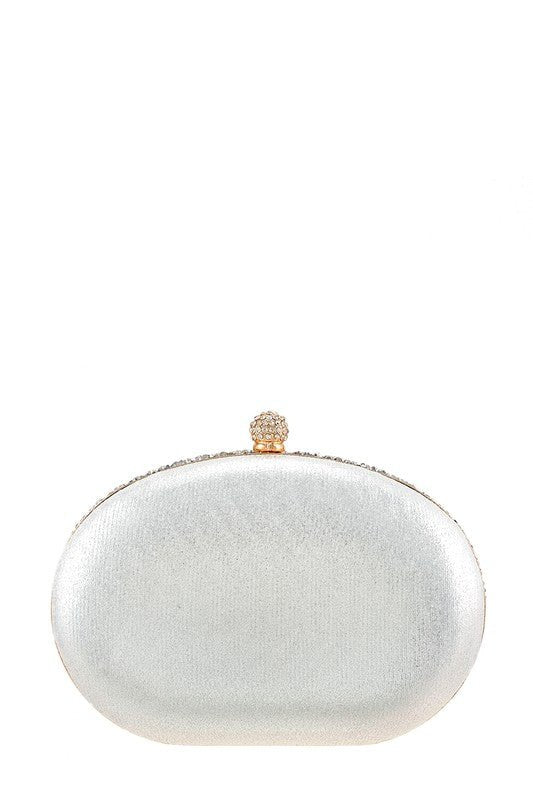 Sarah glitter purse, silver - Fashionistar boutique