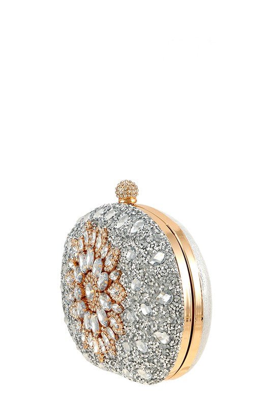 Sarah glitter purse, silver - Fashionistar boutique